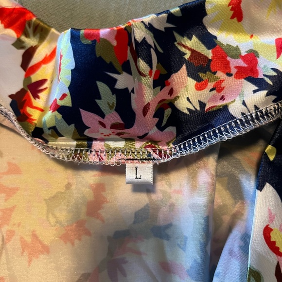 Floral Satin Robe - Picture 2 of 5